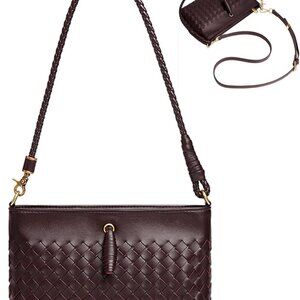 Handcrafted Woven Crossbody Purse with Braided Strap - Fashion Must-Have